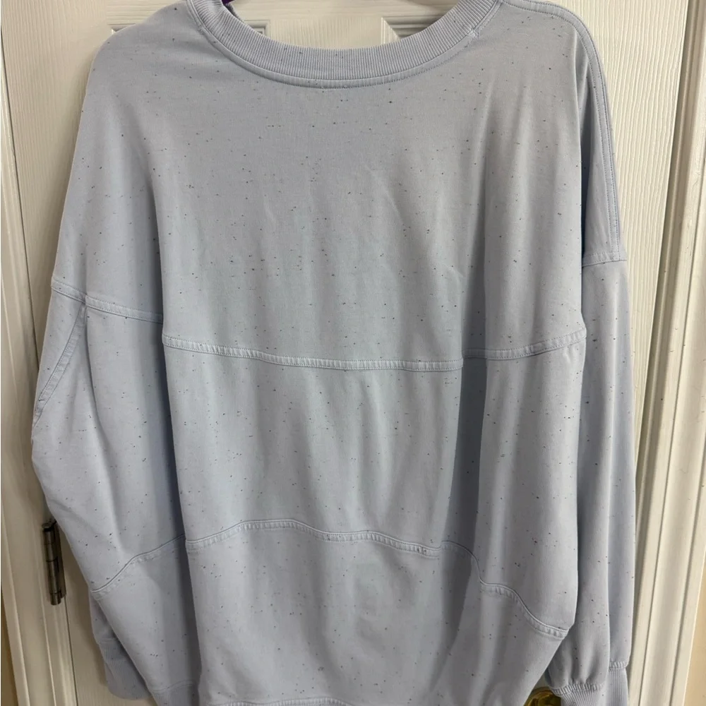 Lululemon Light Blue Speckled Sweatshirt - Picture 2 of 3